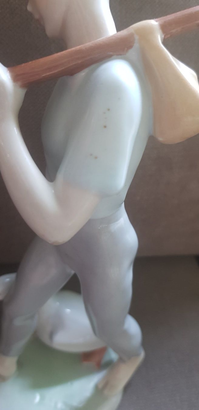 Statuette: Porzellan Figur Mann mit Gans – Usato da Gutenswil venduto da ghekko88 4
