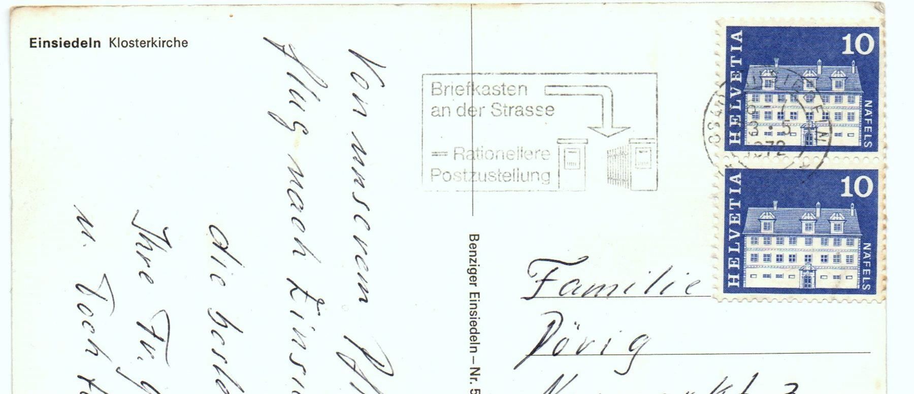 Cartes postales: EINSIEDELN Klosterkirche – D'occasion à Jona par philajona 1