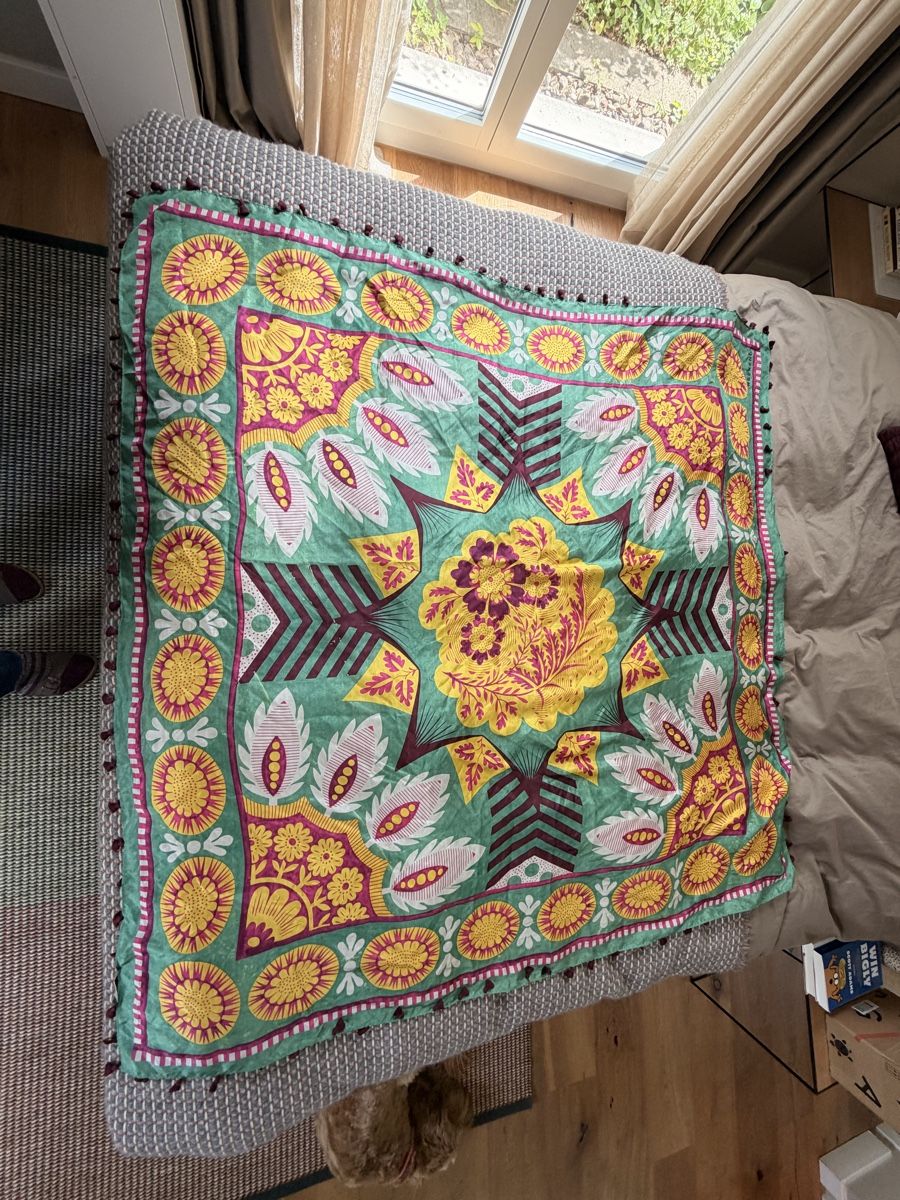 Max Mara Foulard & Sciarpe: Weekend MaxMara Scarf 100% silk Tassels Summer Boho – Nuovo (secondo la descrizione) da Männedorf venduto da iza04 9