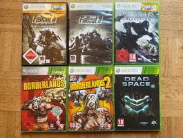 Xbox 360: Fallout, Darksiders, Dead Space, Borderlands 1-2