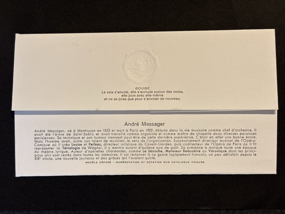 Alle Briefmarken: Enveloppe premier jour André Messager Montluçon 1983 – Gebraucht aus Carouge GE von irma016 1