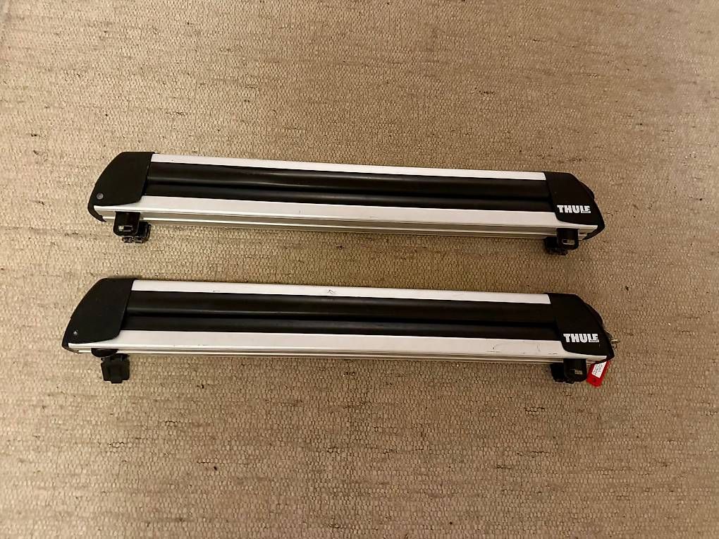 Dachträger: Thule Ski- oder Snowboardhalter für Dachträger – Gebraucht aus Bever von Wilfried59
