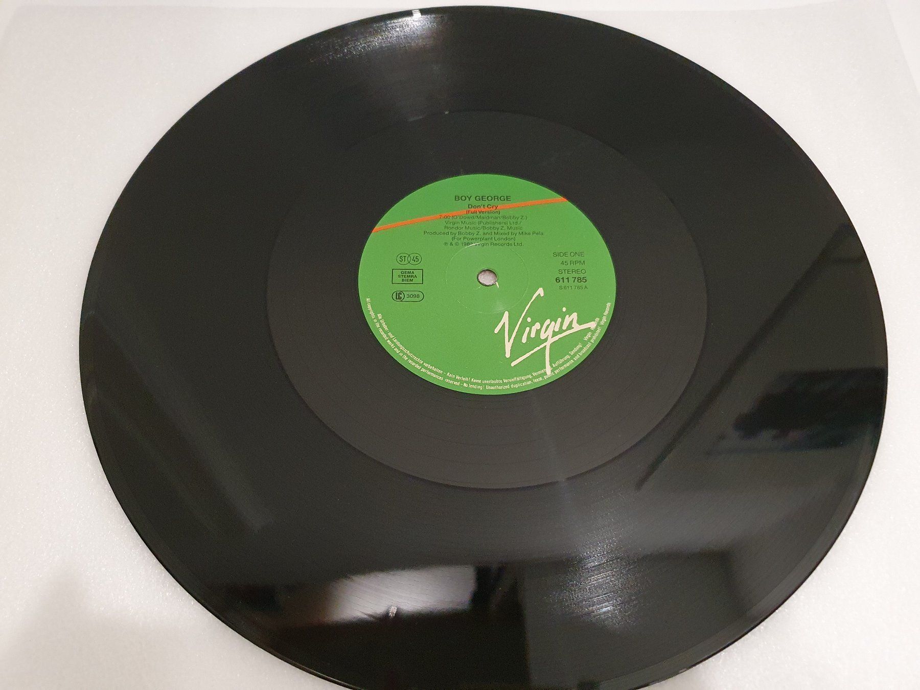 Vinyles: Boy George – Don't Cry – D'occasion à Uster par Vinyl-Leidenschaft 2