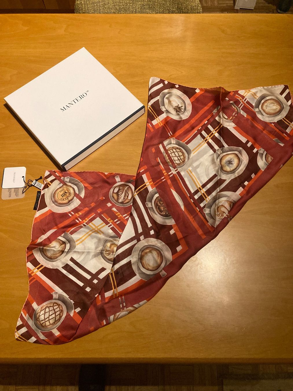 Foulard & Sciarpe: Foulard Mantero in seta – Nuovo e nell'imballaggio originale da Bern venduto da Sumo_Recordings 1