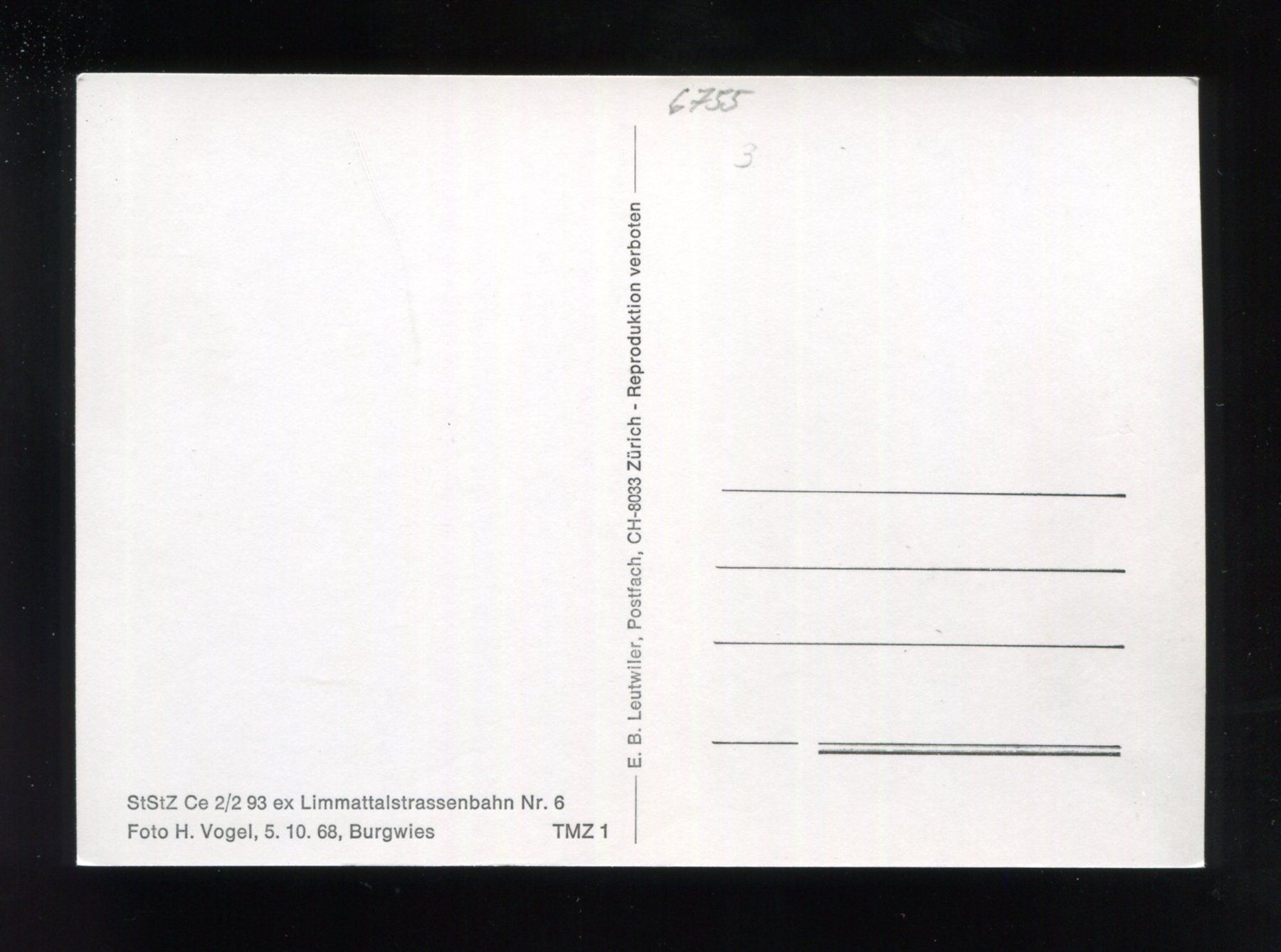 Cartoline postali: Zürich, Limmattalstrassenbahn – Usato da Aarau venduto da Elmaar41 1