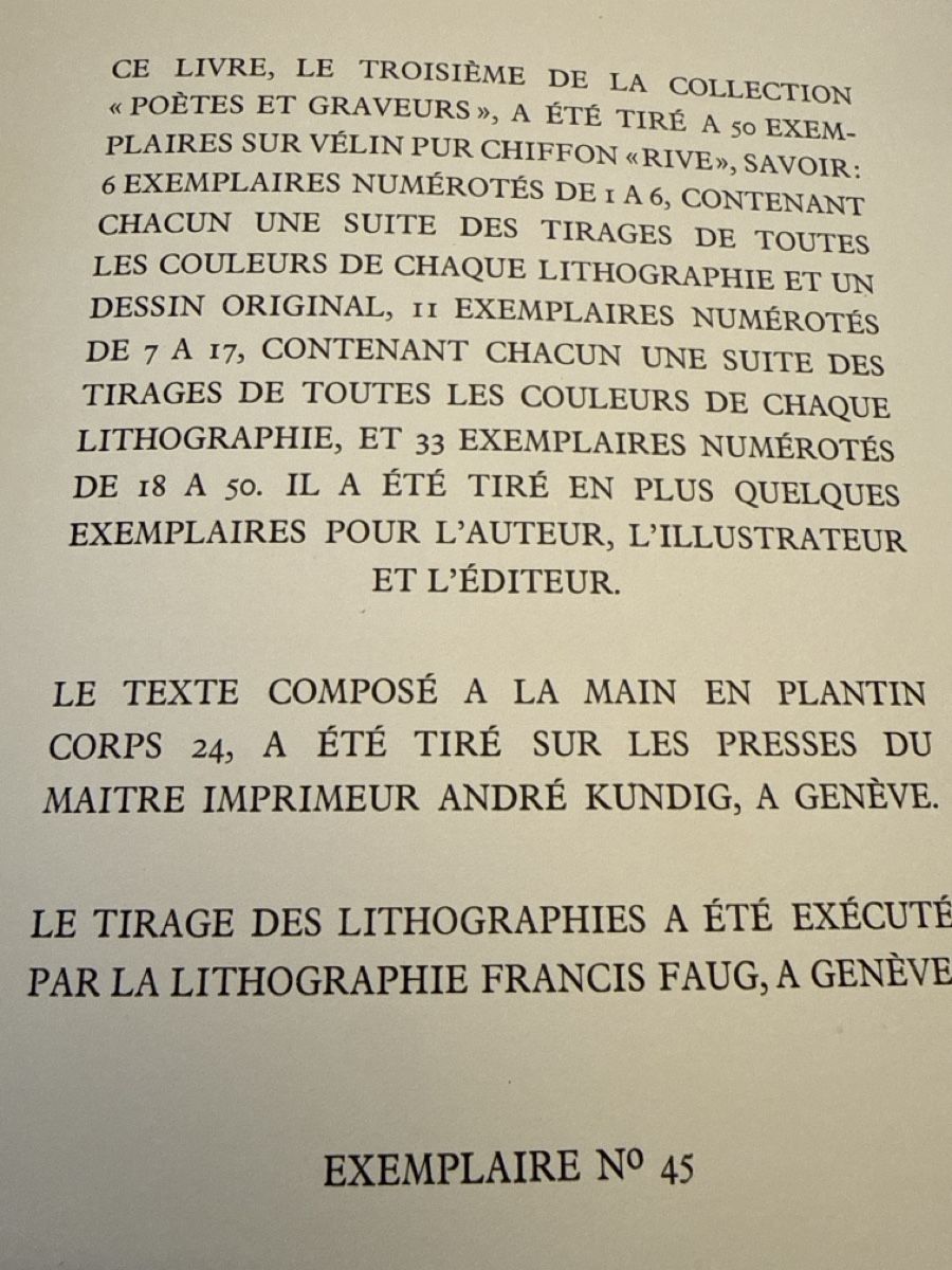Libri: Quatorze juillet de Jean Marteau 6 litho de CHAVAZ – Usato da Schmitten FR venduto da Hohezelg 1