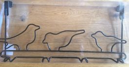 Neuer Türhänger mit Vogelmotiv schwarz ca.39 cm