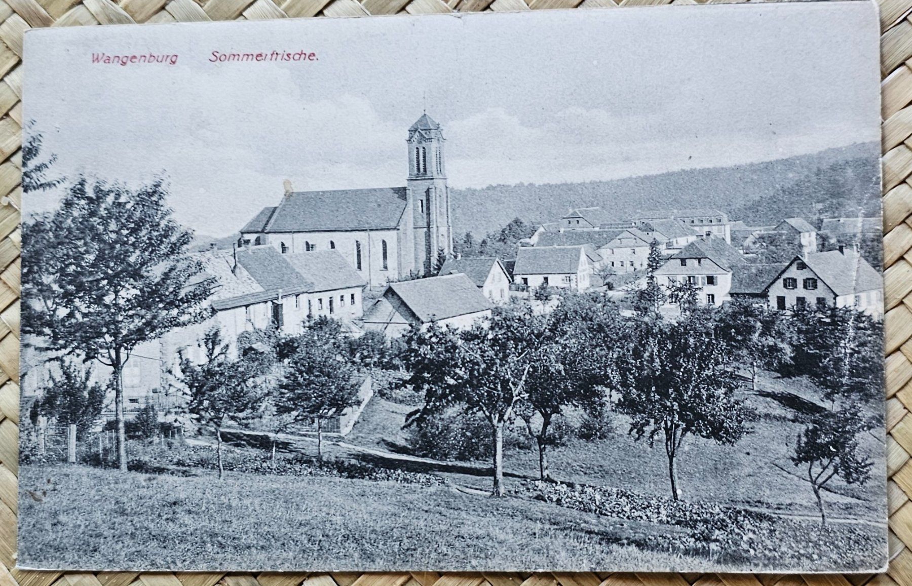 Cartoline postali: FRANCE, Bas-Rhin  CPA WANGENBURG, 1908 – Usato da Les Valettes venduto da Nuba1