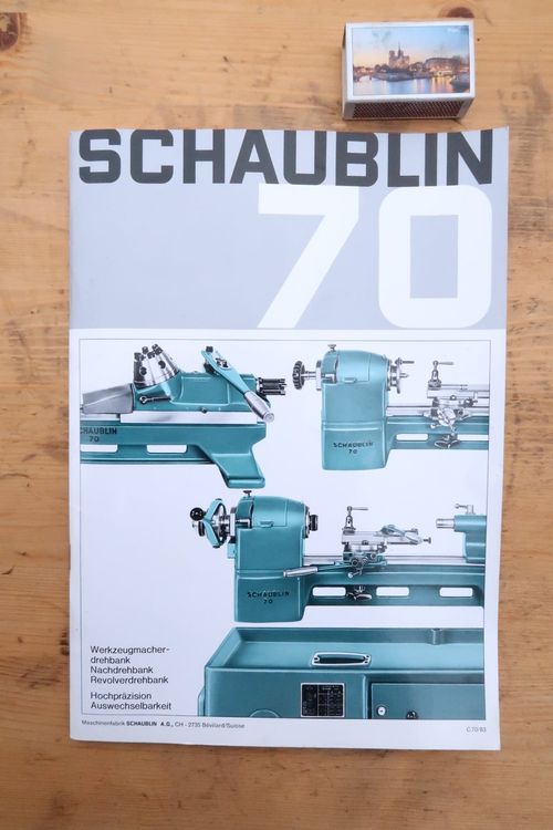 Schaublin 70 Katalog C70/83 Original ( mehr als 40 Seiten ) | Kaufen ...