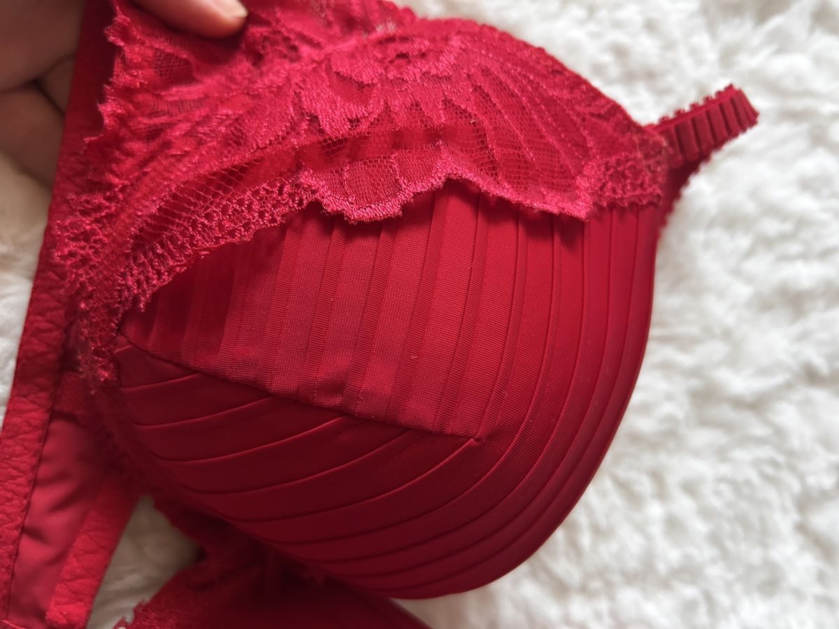 Top: Roter BH mit Spitze, Grösse 75B – Usato da Gretzenbach venduto da kla_c6bn 2