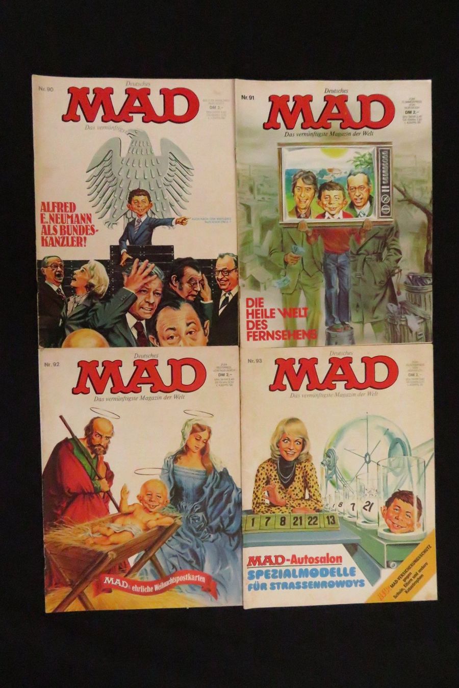 Riviste & Magazine: MAD MAGAZINE 90 91 92 93 – Usato da Rüti ZH venduto da cryptie66