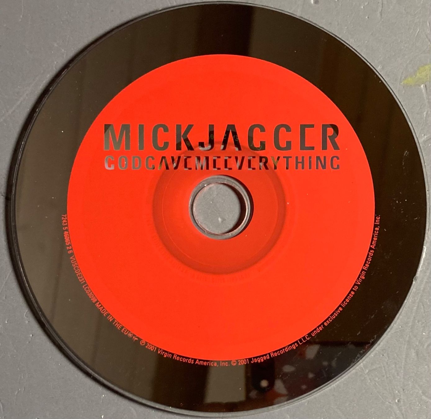 CD: MICK JAGGER - GODGAVEMEEVERYTHING – Usato da Poliez-Pittet venduto da Newtown-Records 2