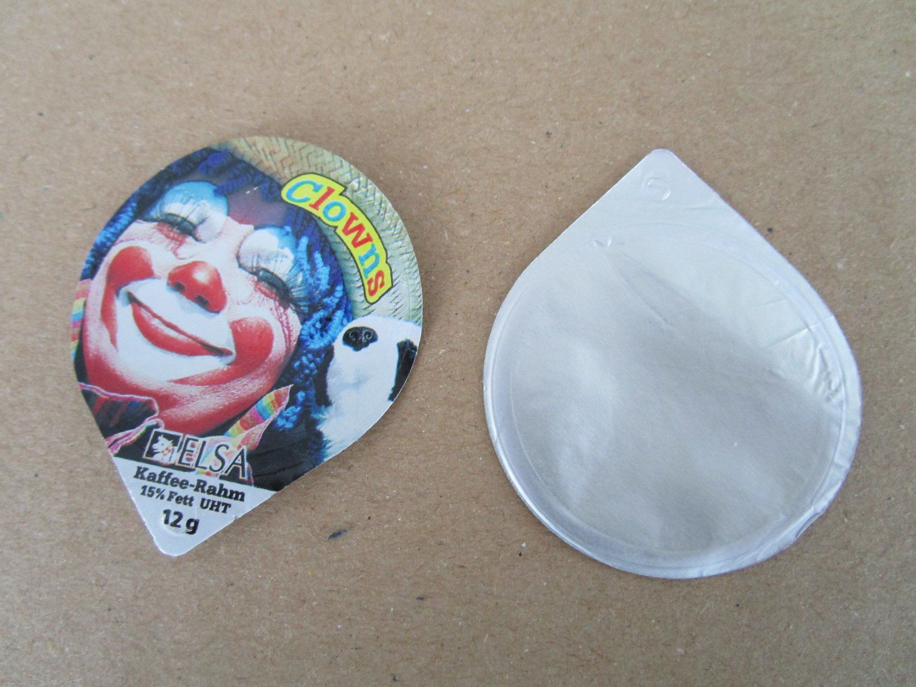 Kaffeerahmdeckel: KRD Clowns Serie 6.172 – Gebraucht aus Grenchen von Bass25