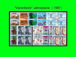 Viererblock "Jahres-Ausgabe 1987"