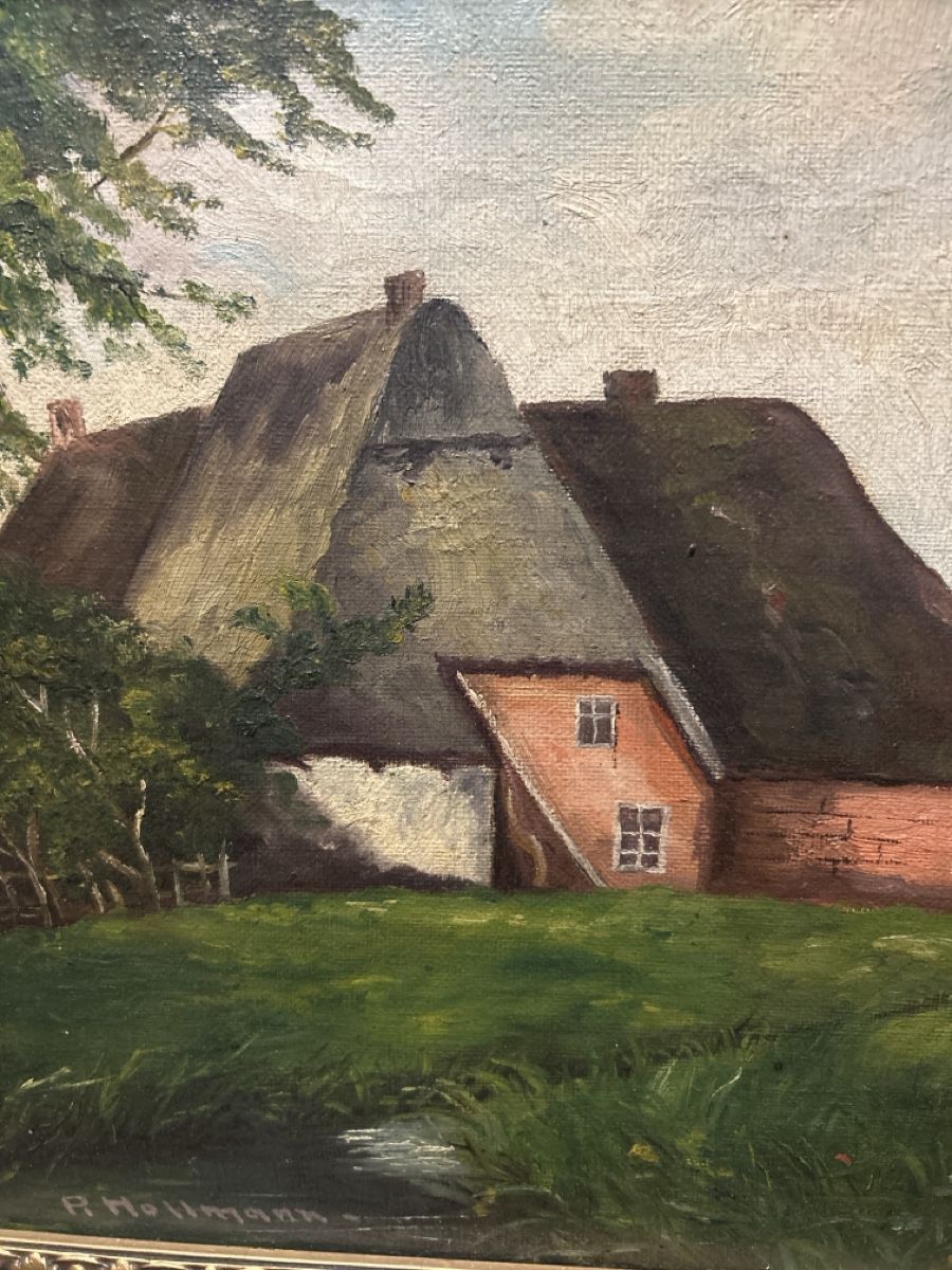 Dipinti: Ölgemälde P.Hollmann original – Usato da Glarus venduto da KunstWerkEr-LS87 2