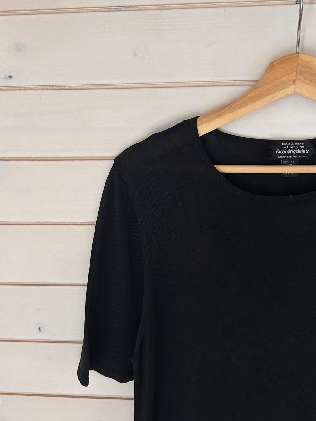T-shirt: Bloomingdales 100% Seide Shirt - Gr. L – Usato da Illnau venduto da Monkky 3