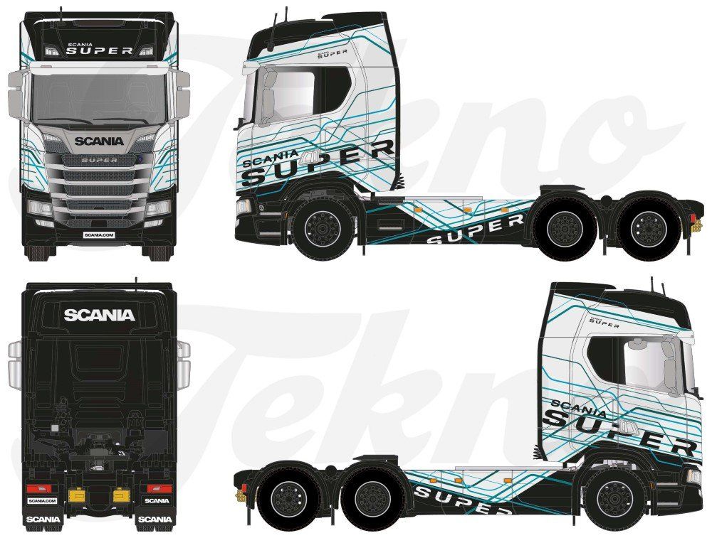 Tekno Kits de montage: Tekno 85878 Scania Super – Neuf (Voir description) à Dagmersellen par FBM-Bacheli