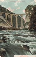 Landwasser viadukt bei filisur Albulabahn