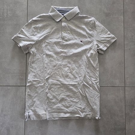 Polo Shirt Tommy Hilfiger Slim Fit Grey Size S/P