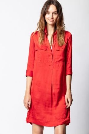 Robe Roa Satin Zadig&Voltaire Rouge