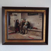Antikes Ölgemälde von Albert Dobrinsky (CH / DE) 1892