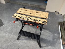 Klappbare Werkbank