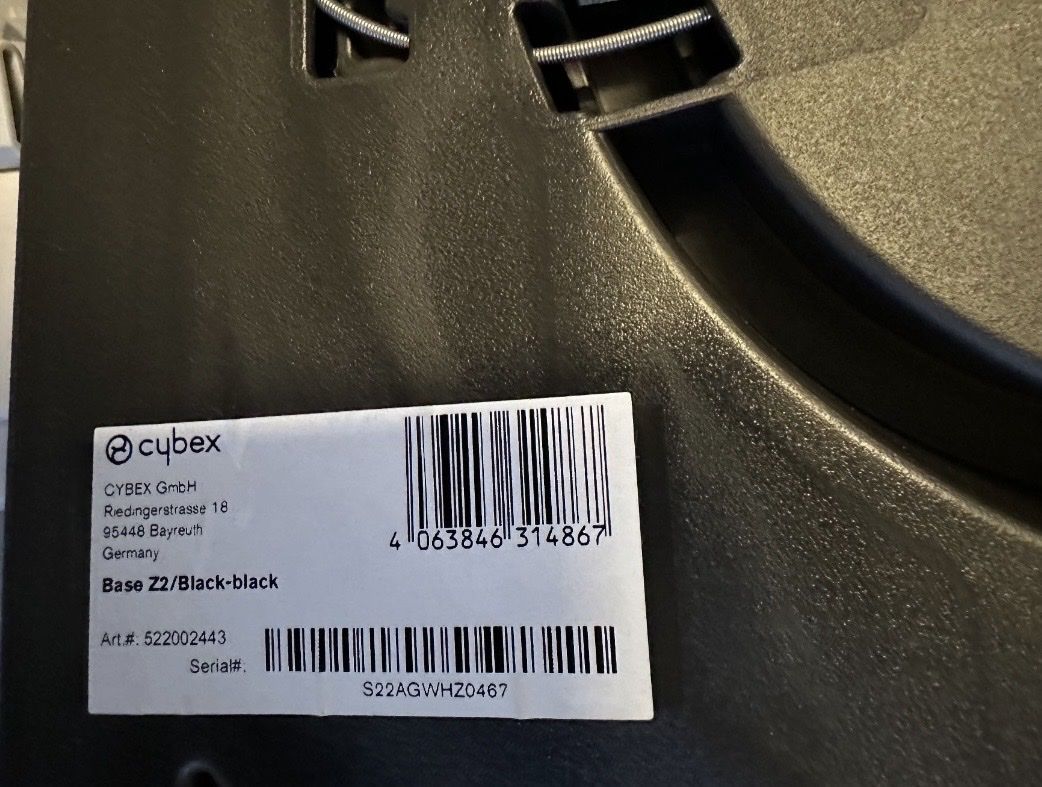 Cybex Seggiolini per auto: Cybex Base Z2 i-Size ISOFIX – Usato da St. Gallen venduto da Lacsap88 3