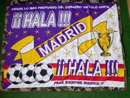 Vintage 90s Real Madrid flag 130x95 cm