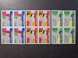N° 842 - 844   4 block postfrisch**