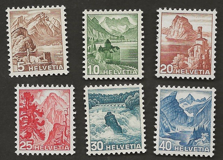 Alle Briefmarken: Schweiz Freimarken postfrisch Katalog 60.- – Neu (gemäss Beschreibung) aus Au ZH von xelagreb01