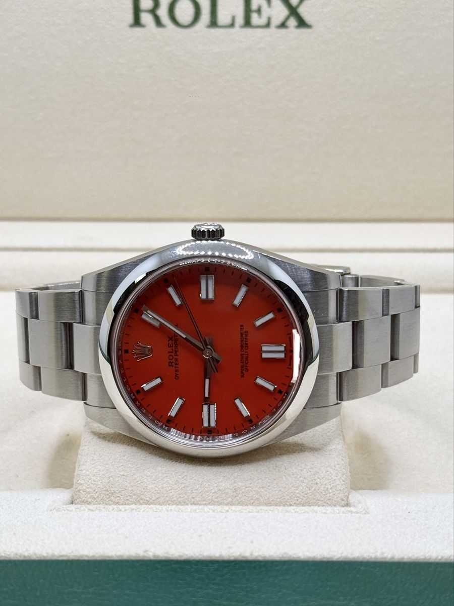 Rolex Uhren: Rolex Coral Red ref.124300 New Full Set – Neu und originalverpackt aus Lugano von Superstudiolugano 3