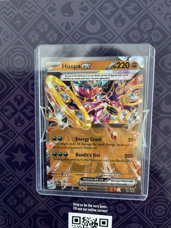 Hoopa ex Ultra Rare PAR 098 Pokemon Card Paradox Rift | Kaufen auf Ricardo