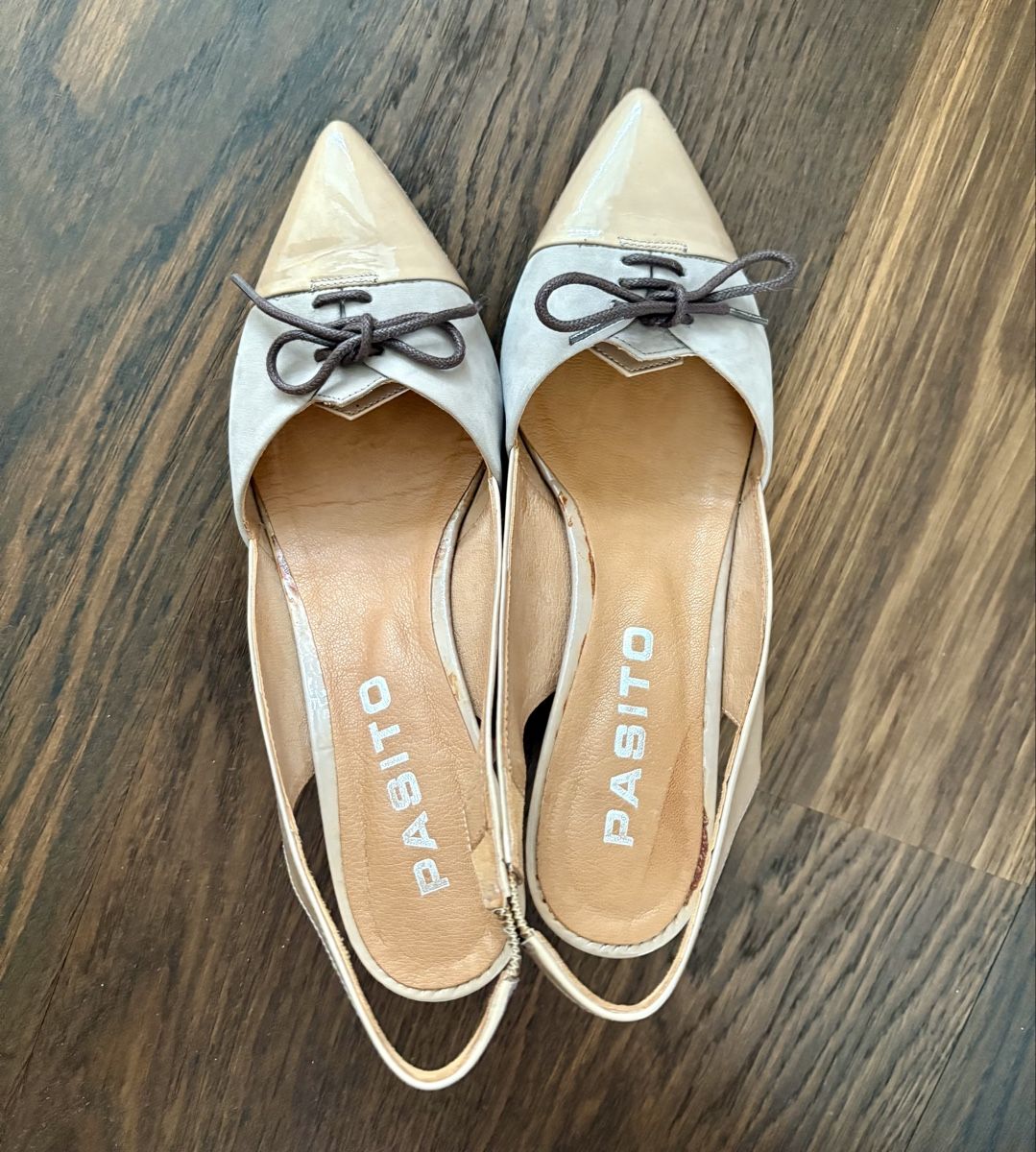 Damenschuhe: Pasito Ladies Heels Size 36. Leather Beige Pumps - Spring – Gebraucht aus Zürich von ron_t88f 1