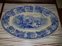 VILLEROY & BOCH "BURGENLAND" Ancien plat