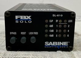 Automatischer Feedback-Eliminator Sabine FBX solo