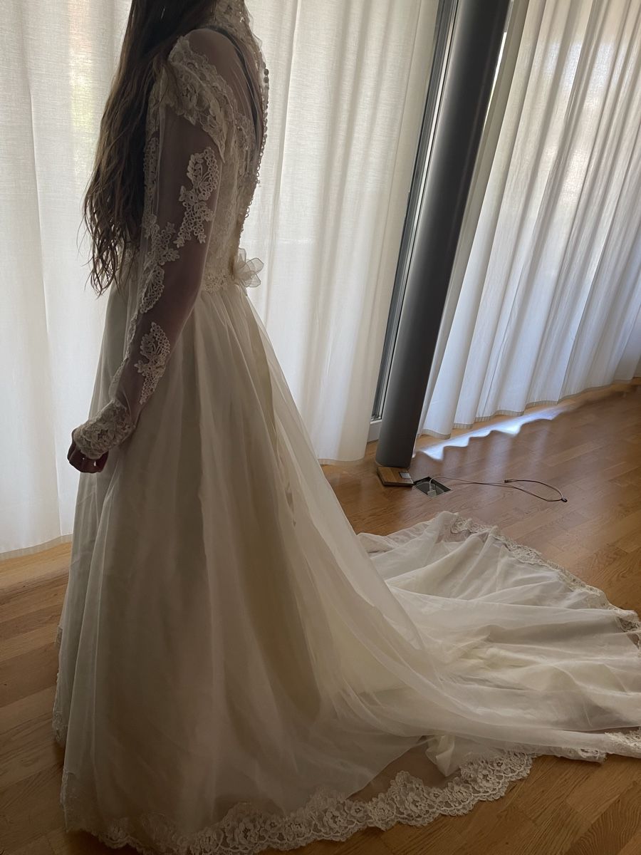 Vestiti: Wunderschönes Vintage Brautkleid mit Spitze – Usato da Rüschlikon venduto da Lajniii 3