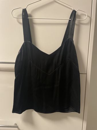 Schickes Zara Top, schwarz, Grösse XS