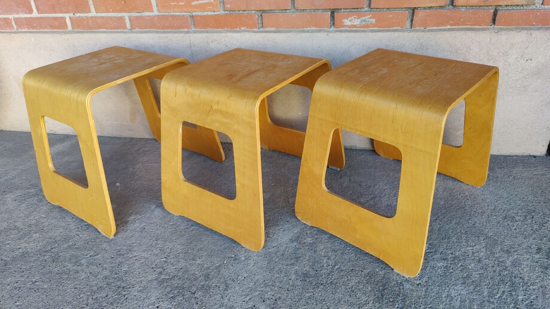 Ikea Sgabelli: 3x IKEA 1990s Design Lisa Norinder Stool, Benjamin Hocker – Usato da Neuenhof venduto da SchnaeppliAllerlei