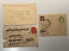 Nepal/ Tibet/China Briefumschläge 1950/1960