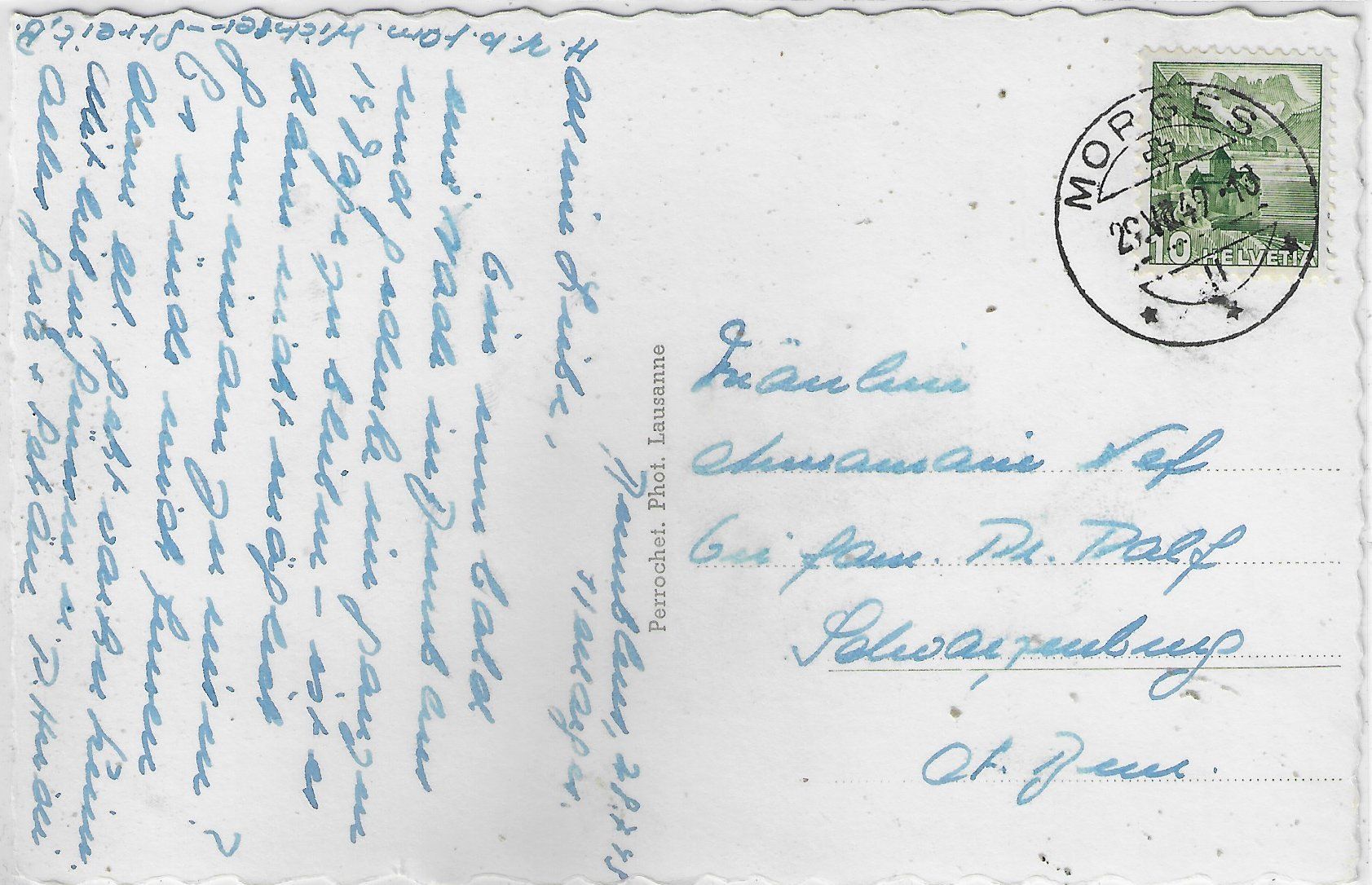 Cartoline postali: Bremblens s/Morges – Usato da Ettingen venduto da Kartenplanet 1