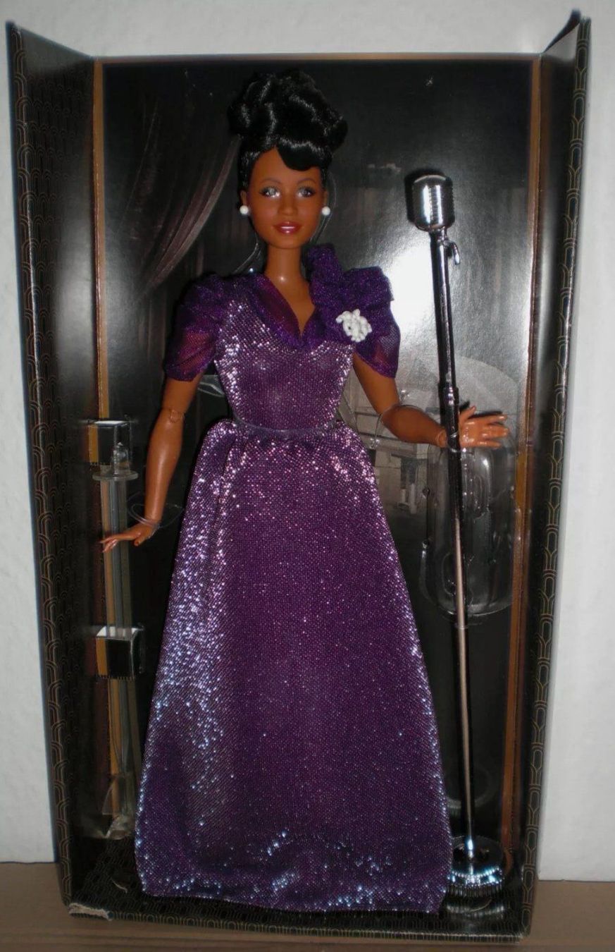 Bambole: Barbie Ella Fitzgerald - Collector – Nuovo e nell'imballaggio originale da Niederbipp venduto da kevintifu20 1