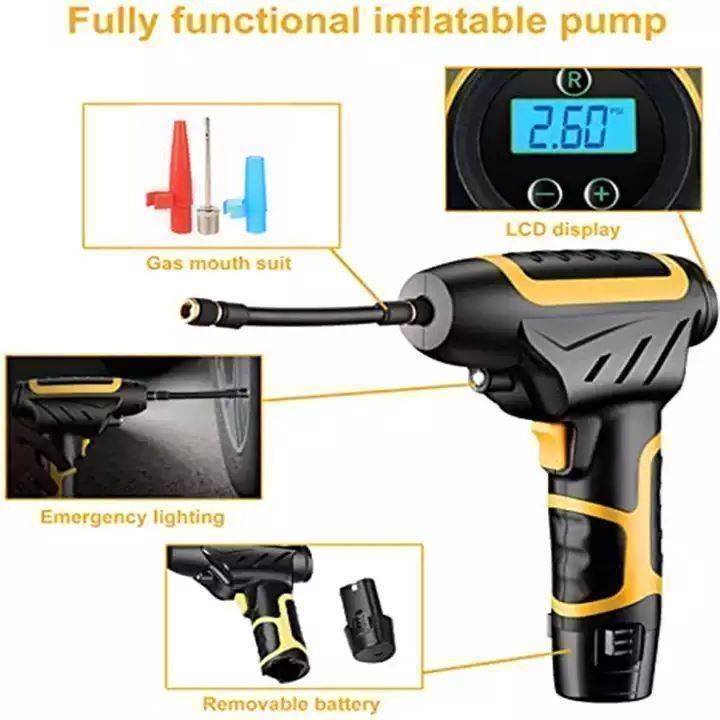 Compressori: Autoreifen Luftkompressor Kompressor Set – Nuovo (secondo la descrizione) da Thun venduto da Laoye 4