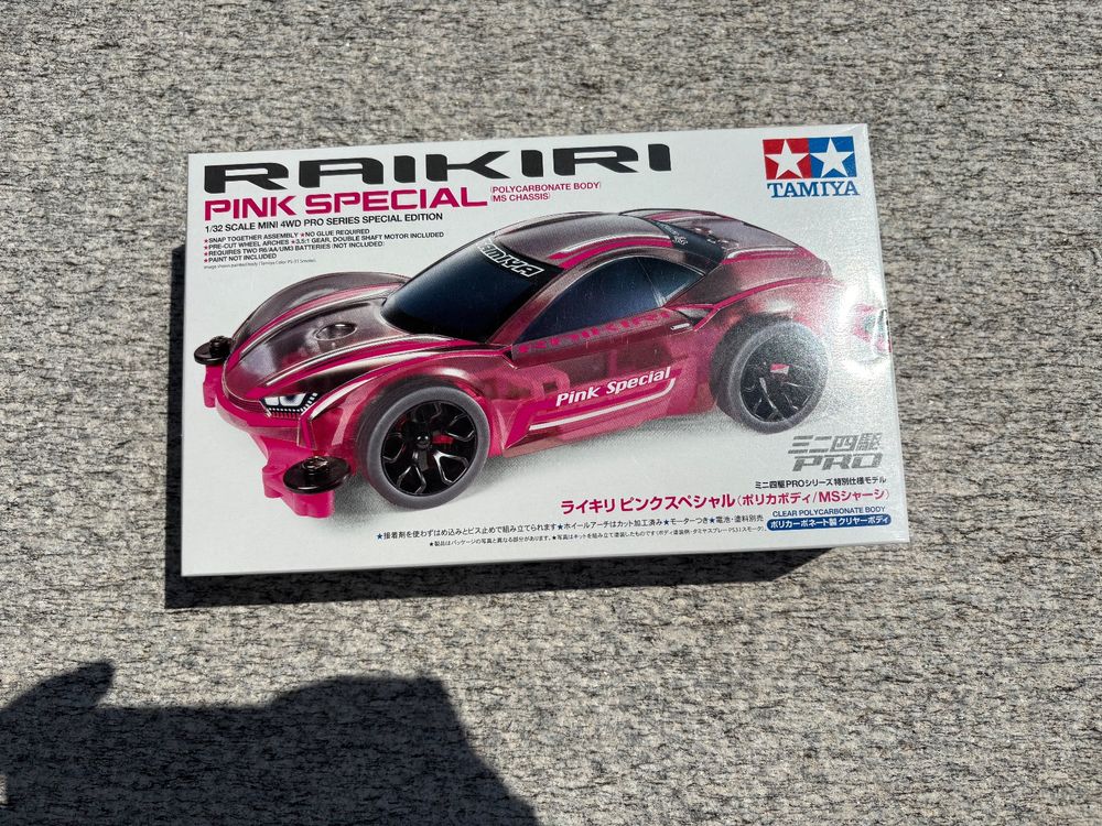 ⭐ Tamiya Mini4wd Raikiri Pink IMPORTED ⭐ (Neu und originalverpackt) in ...