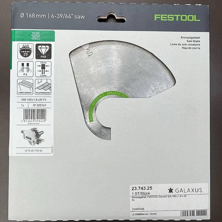 Seghe: Kreissägeblatt Diamant Festool – Nuovo e nell'imballaggio originale da Bern venduto da schuster84 1