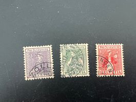 Pro Juventute No. 7-9  gest.  (5336)
