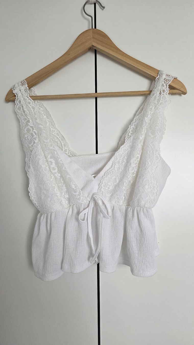 Tally Weijl Tops: Bauchfreies Top Weiss Gr. L – Gebraucht aus Wettingen von Francesca011