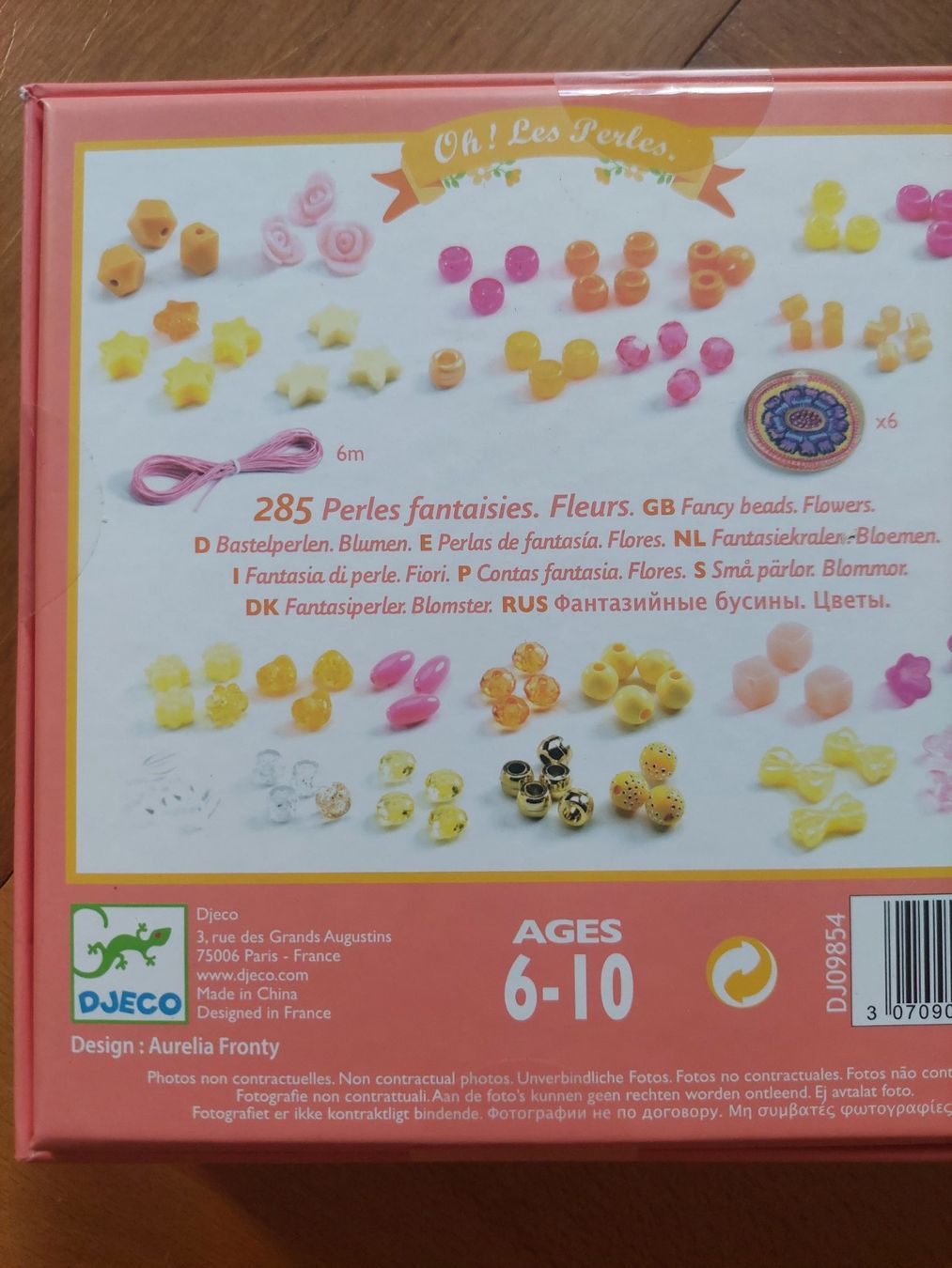 Perle (finte): Djeco 285 Bastelperlen Blumen – Nuovo e nell'imballaggio originale da Beckenried venduto da Havacola 7