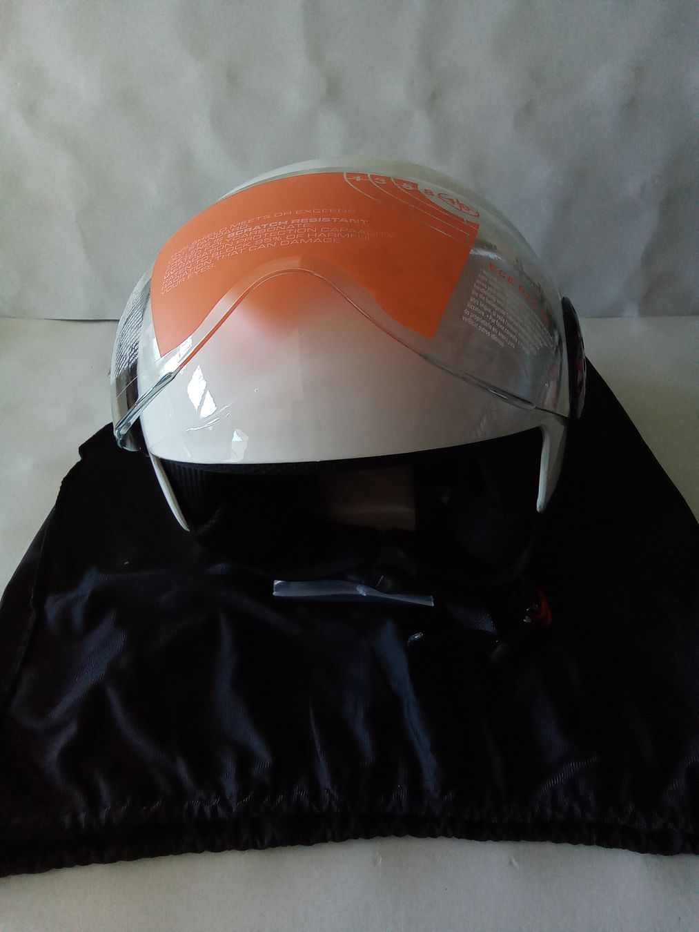 Caschi & visiere: weisser Integralhelm mit Visier, Grösse 59-60 neu – Nuovo e nell'imballaggio originale da Castione venduto da Markus_Winter_Ticino 3