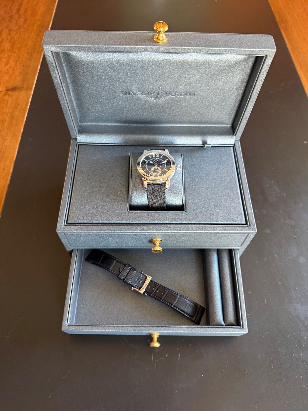 Ulysse Nardin Orologi: Ulysse Nardin Macho Palladium 950 – Usato da Wolfertswil venduto da Schorsch3 8
