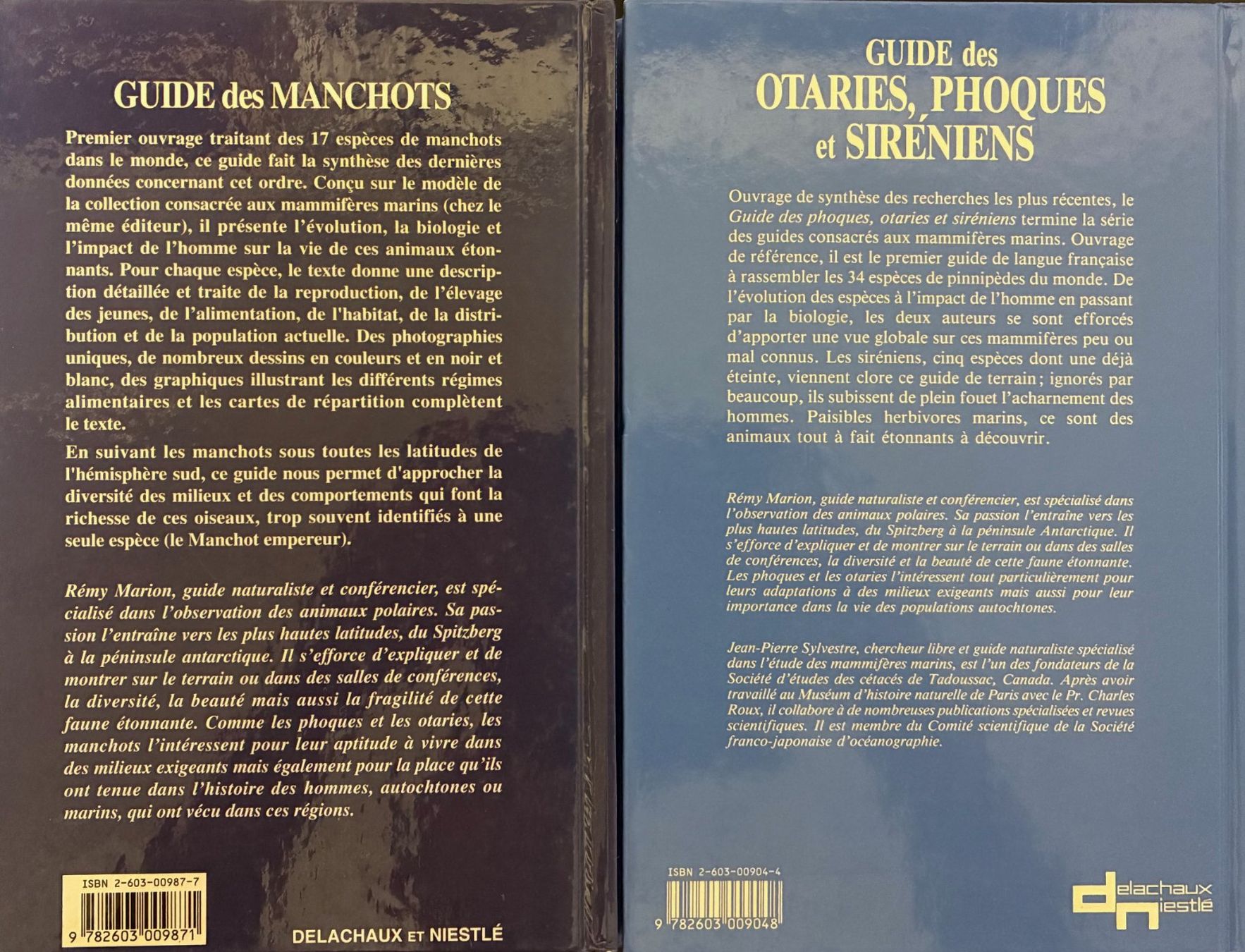 Libri: 2 guides sur les manchots et les phoques – Usato da Moutier venduto da lebadin 1